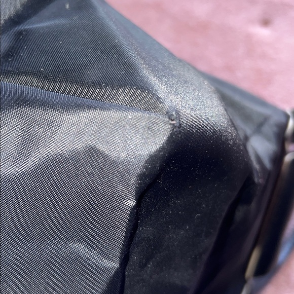 Longchamp Black Nylon Horse Logo Tote | Le Pliage Style - Picture 11 of 12